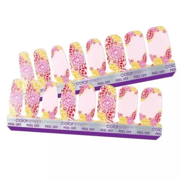 *Retired* Color Street: What in Carnation? (Petite) | Floral Spring Pink Yellow - Picture 9 of 10